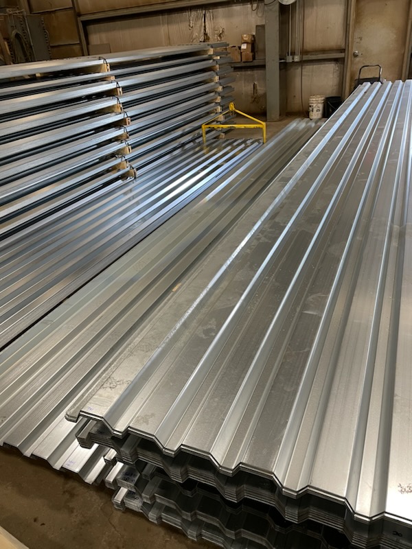 22 GA Galvanized Windbreak Deck Panel